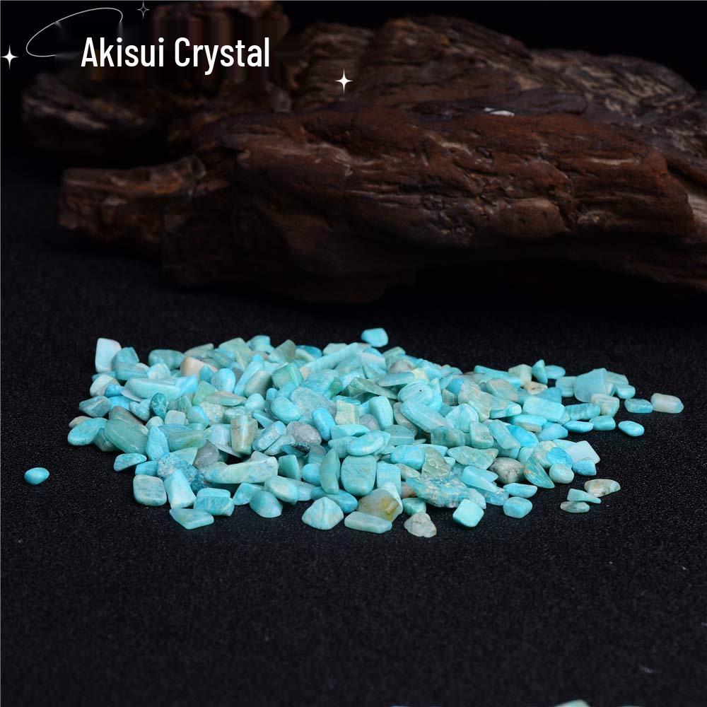 Premium Natürliche Eisige Amazonit Kristall Bruchsteine für Aquarium, Blumentopfdeko, Landschaftsbau und Buddha-Opfergaben