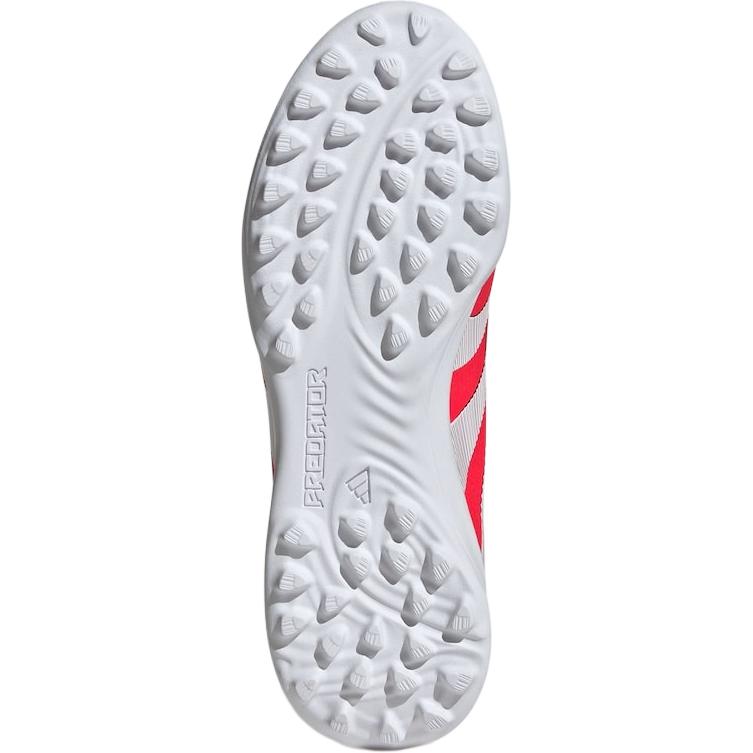 New Adidas PREDATOR LEAGUE Anti Slip Wear Resistant Low Top Kids' Soccer Shoes Red/White/Black Kids' ID3815