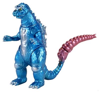 Ccp Middle Size Series Godzilla Blue Metallic 120mm PVC Painted Finished Soft Vinyl Figure [11th Edition] (1964) Ver. Approx.
