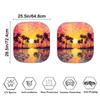 2-Piece Car Sunshade - Coconut Grove Design for Summer Heat Insulation