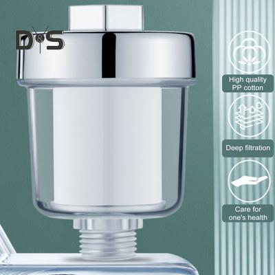 Badefilter mit hochdichtem PP-Baumwollkern, austauschbares Filterelement, Standard-Schnittstellendesign, Duschschlauch-kompatibler Filter