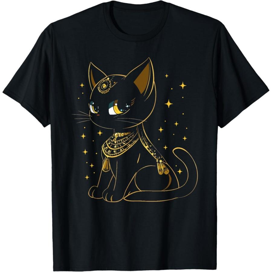 

Epypt Cat Egyptian Mythology Bastet Men Women Kids T-Shirt XXXXXL чёрный