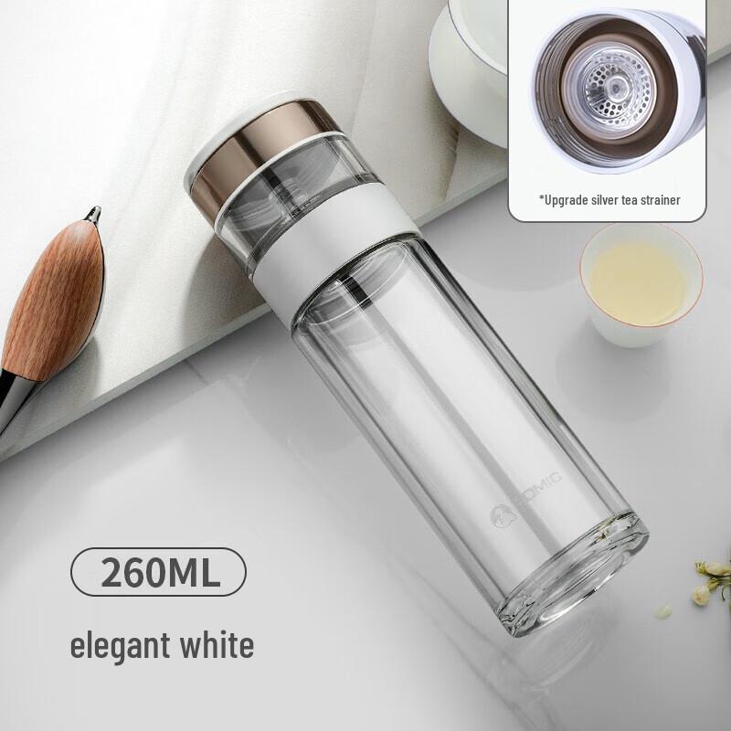 TOMIC Glass Tea Infuser Bottle