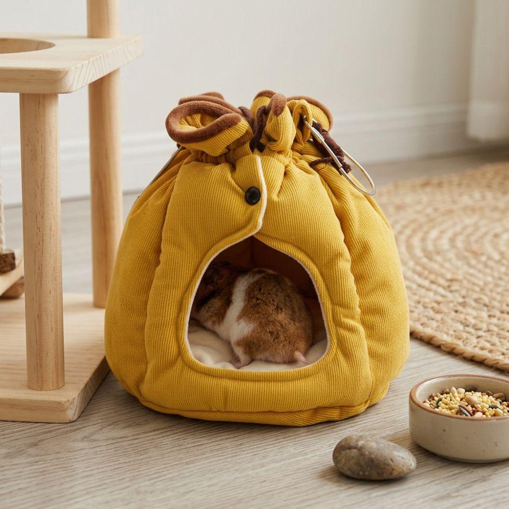 Soft Warm Small Pet Sleeping House Bite Resistant Pet Hanging Hammock Indoor Winter