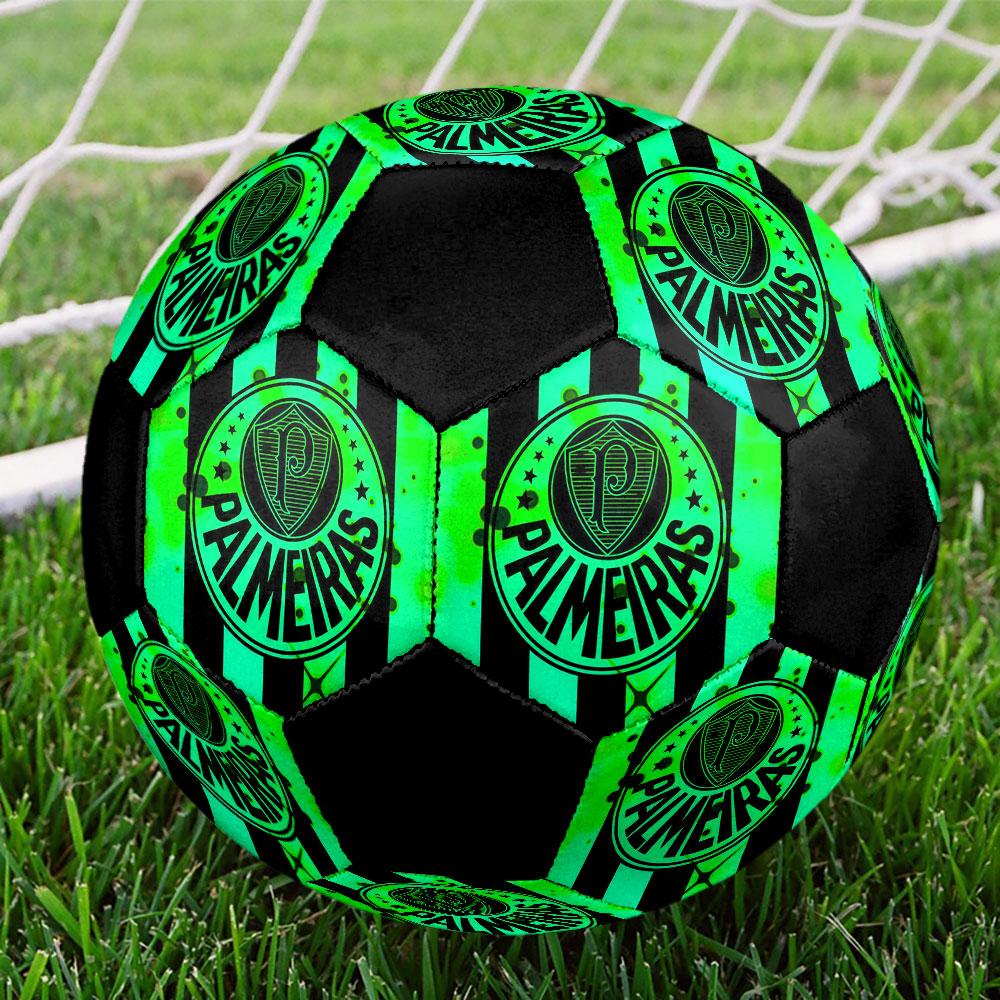 SE Palmeiras football club Pallone da Calcio Indoor Misura 5 Colorato Cucito a Macchina PVC Pronto per la Competizione Resistente Alta Rimbalzabilità