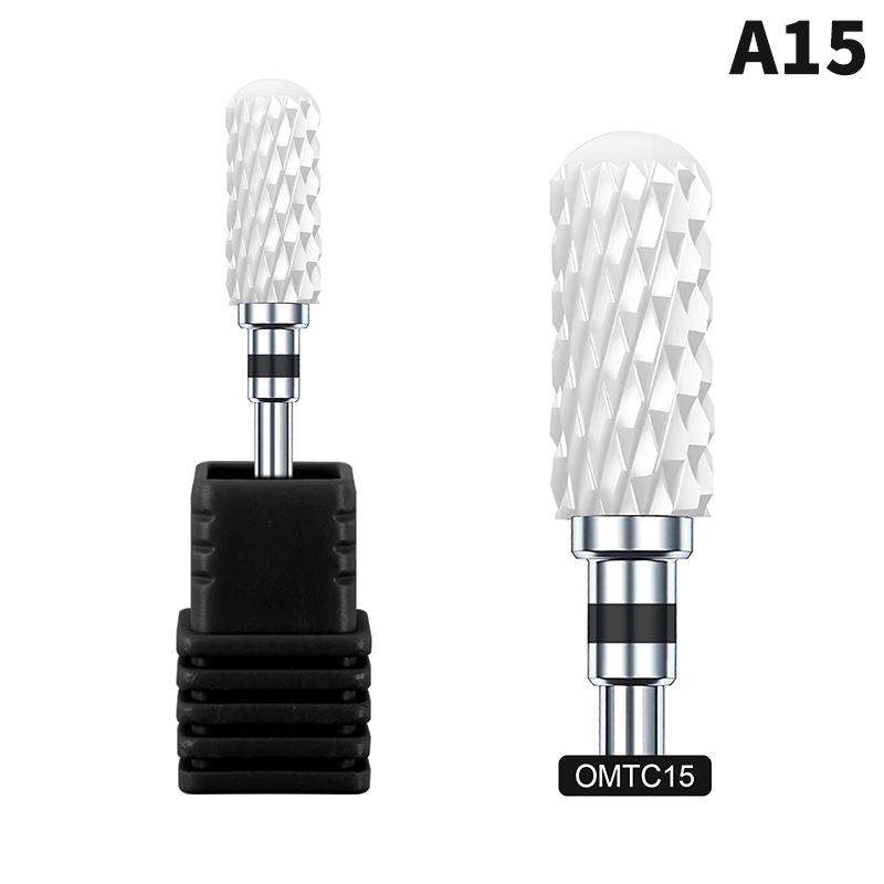 1pcs Ceramic Nail Drill Bits Professional Manicure Pedicure Burr File Electric Nail Art Machine Accessories