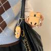 Cute persimmon bear for airpods 4th generation pro2nd generation apple bluetooth wireless headset cover 1/2/3 generation cartoon