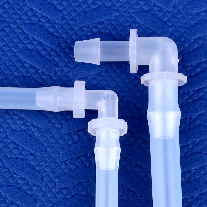 10Pcs/Lot 1.6~11.1mm PP Elbow Connectors Aquarium Tank Aerator Air Pump 90 Degree Elbow Joint Medical Garden Irrigation Barb Hose Joints