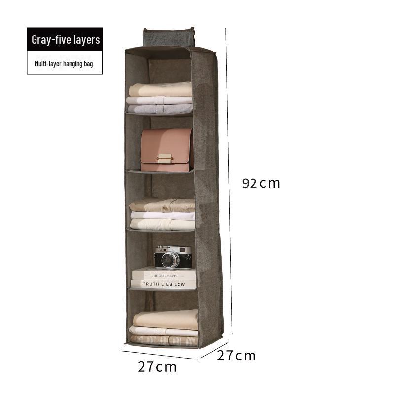 Foldable Multi-Layer Wardrobe Hanging Storage Bag