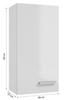 Marlena Hanging Bathroom Cabinet, Gloss