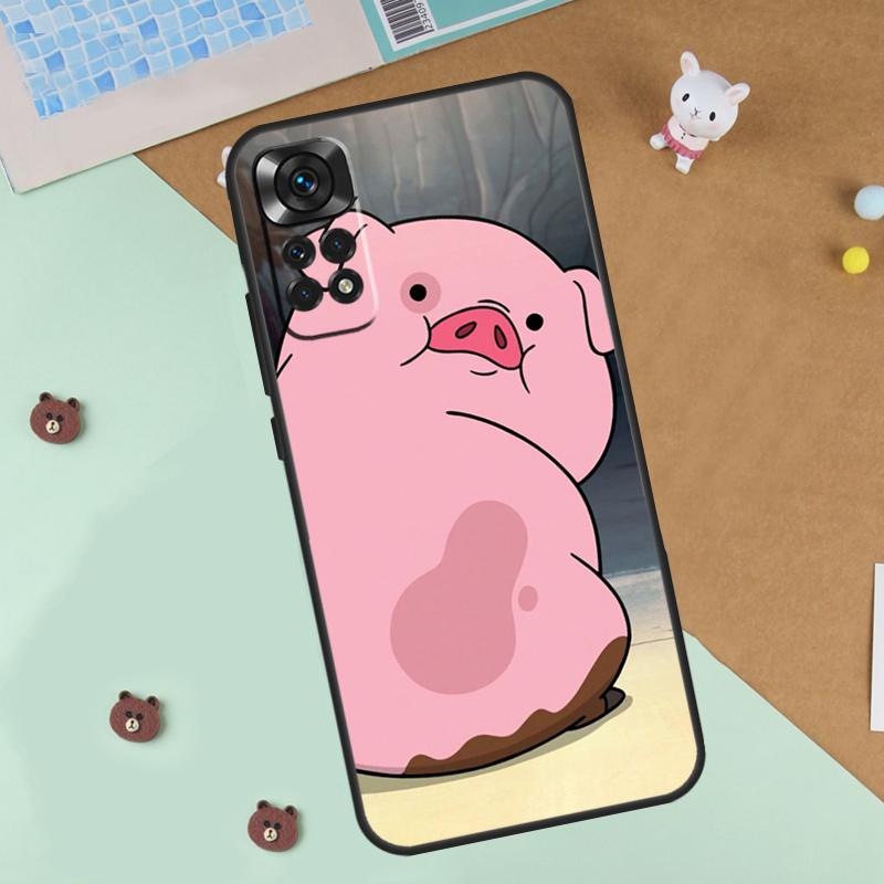 Cartoon Pig Case For Xiaomi Redmi Note 13 12 11 9 10 14 Pro 10S 11S 12S Cover For Redmi 13C 10C 12C 14C