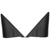 Molding Door Mirror Triangle Plate Cover for Ford Transit MK8 2014- Matte Black Flag Cover Front Window A-pillar Triangle