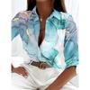 Hot Ladies Shirt 3D Print Long Sleeve Loose Shirts Hawaiian Shirts Fashion and Casual Character Size Comfortable Fabric