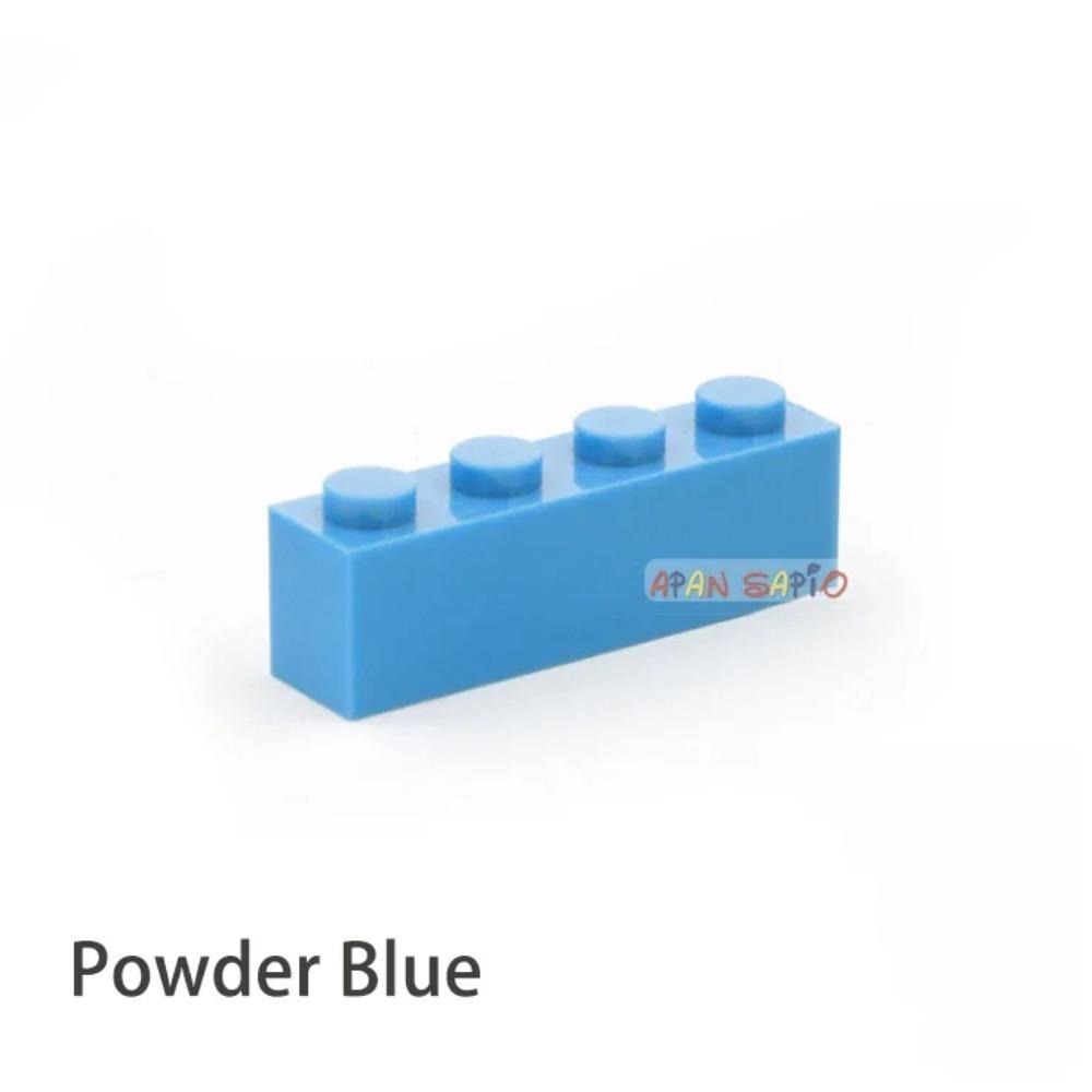 200pcs 1x4 Dots DIY Building Blocks Thick Figures Bricks Educational Creative Toys for Children Size Compatible With 3010