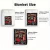 Vintage Route Classic Car 2D Flat Pattern Flannel Blanket High Quality All Seasons Warmth and Comfort Perfect for Christmas Gifts.