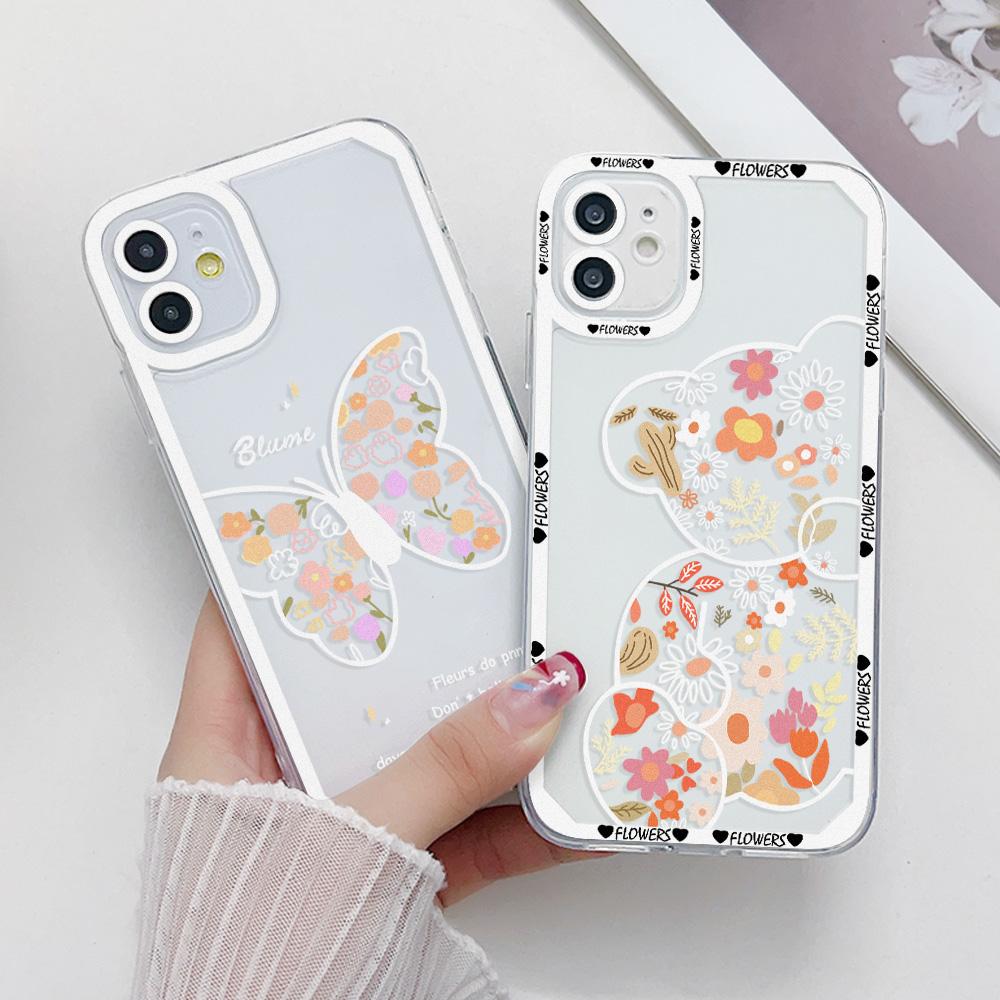 Husa de telefon cu transparenta ridicata pentru iPhone 11 13 XR 15 14 Pro Max iPhone 12 16 7 8 Plus XS Max Samsung A15 A55 A05 Redmi 12 13C 13 9