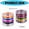10 Color Elastic Stretch Cord For Jewelry Making Soft Sturdy Craft String for Bracelets Necklaces Accessories