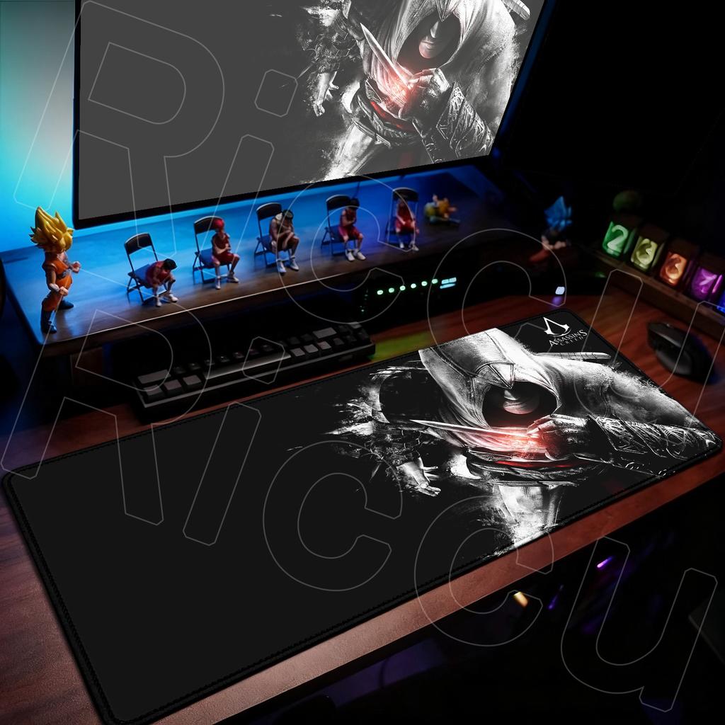 40x90cm Large Gamer Mouse Pad A-Assassin S -Creed Laptop Non-slip Deskmat XXL Durable Keyboard Cabinet Gaming Office Accessories
