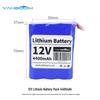 12V 9600mAh Smart ROS Trolley Lithium Battery Pack 18650
