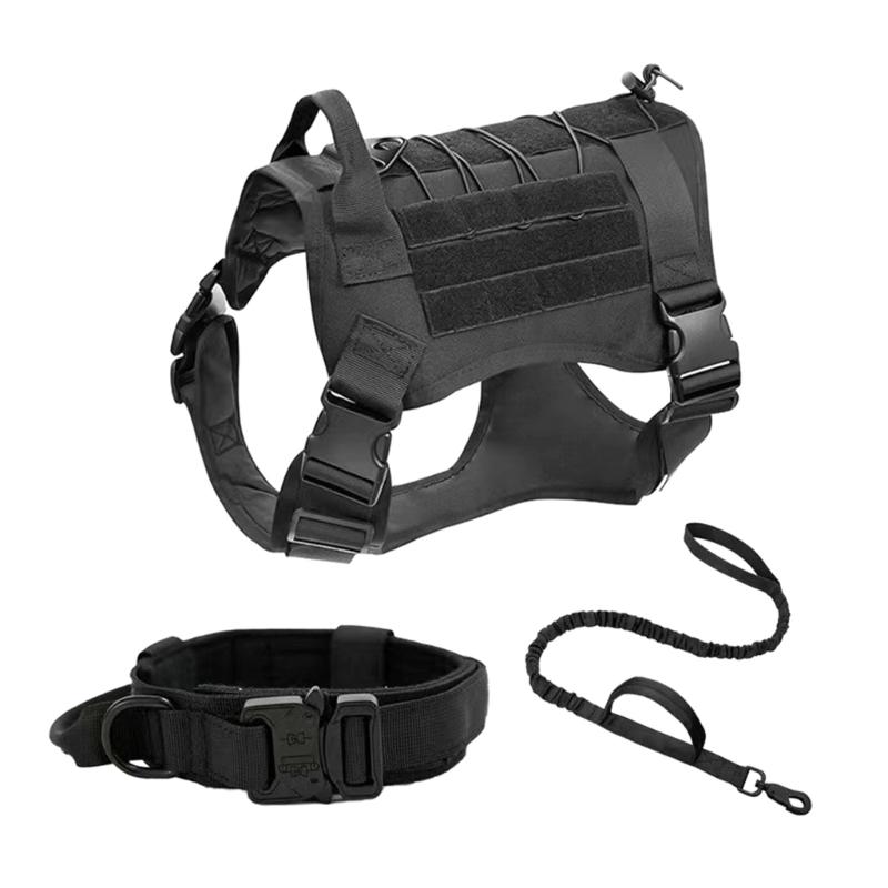 Night Use Dog Leashes Set Versatiles Dog Leashes Regulable Dog Harnesses for Media and Large Dogs