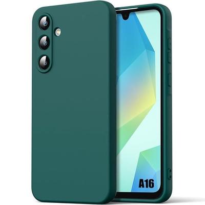 Etui - BOOLING - dla Samsunga Galaxy A16 5G - Miękki Silikon - Ultra Cienkie - Odporne na Wstrząsy - Nocna Zieleń
