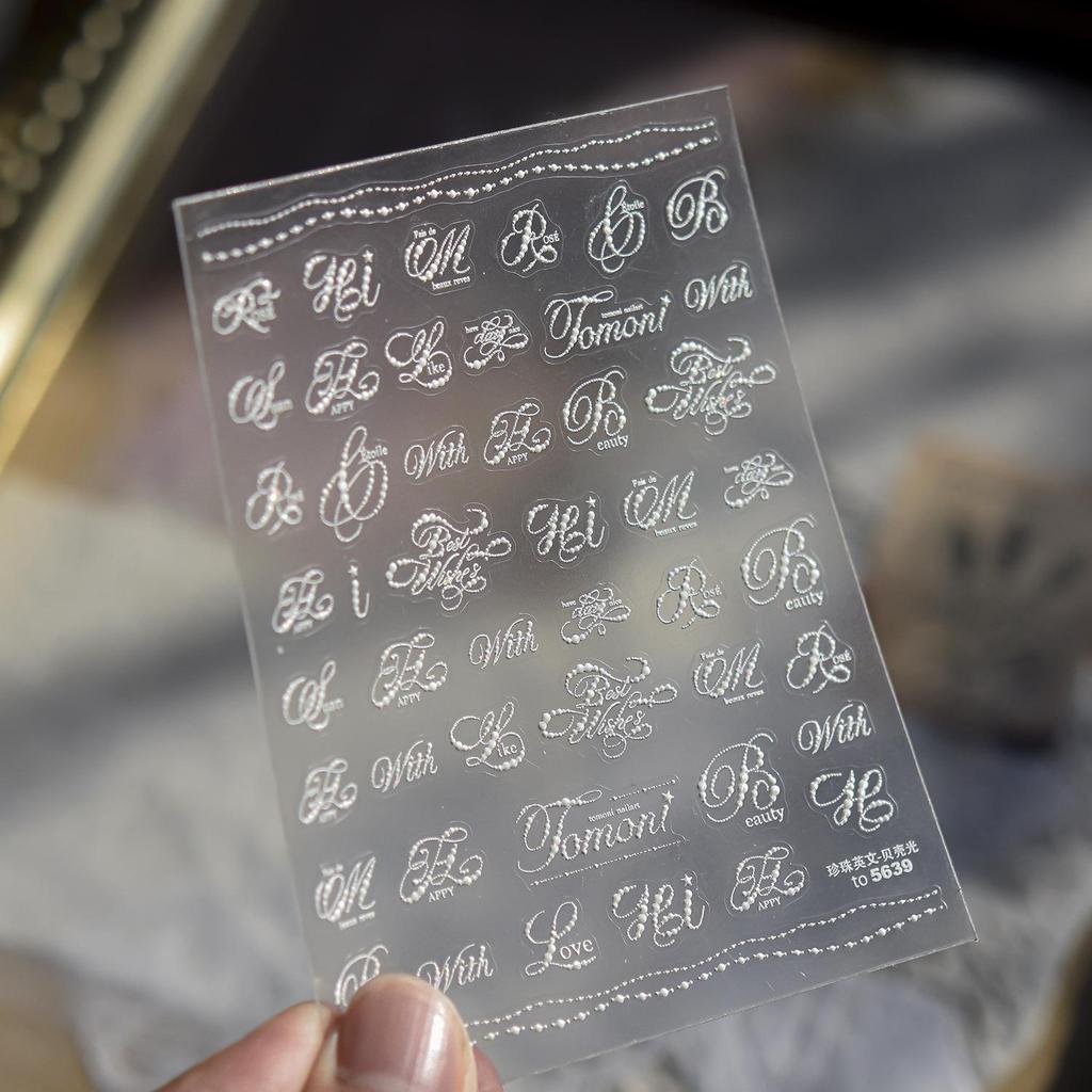 Tomoni Hot Stamping Nail Stickers - Popular DIY Chinese Style Decorative Stickers