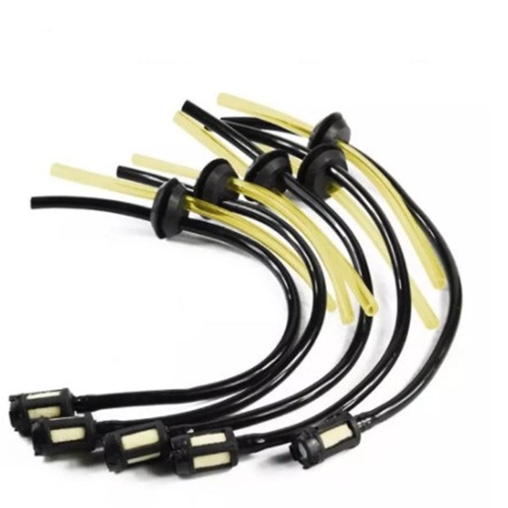5pcs/set Filter  Oil  Pipe For Chainsaw Lawn Mower Grass Trimmer Fuel Tank Filter Universal Oil Pipe Fuelhose For 139/140/gx35