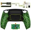EXtremeRate Programmable Back Paddle Plastic Rise Remap Kit dla kompatybilnej z płytą rozszerzeń kontrolera PS5 i teksturowanym, przeprojektowanym tylnym etui