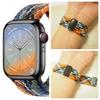 Kompatibles elastisches geflochtenes Magnetarmband aus Nylon für Apple Watch 4, 5, 6 & iWatch 7, 8, 9