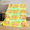 Adorable Capybara Patterns blanket Soft and comfortable Camping trip Office rest blanket Air conditioning blanket Machine washable
