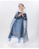 Halloween Elsa Princess Dress with Fur Collar for Girls