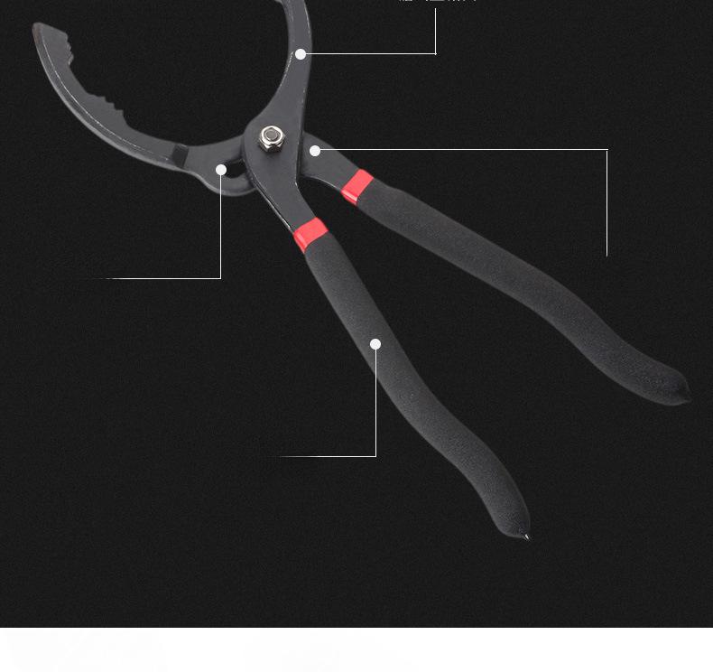 Clește pentru cheie de filtru de ulei auto de 10-12 inch