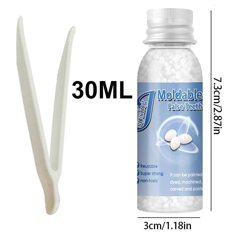 10/30ML Resin Tooth Repair Glue Shapeable Teeth Gaps Filling Solid Temporary Teeth Repair Falseteeth Glue Safety Broken Fangs