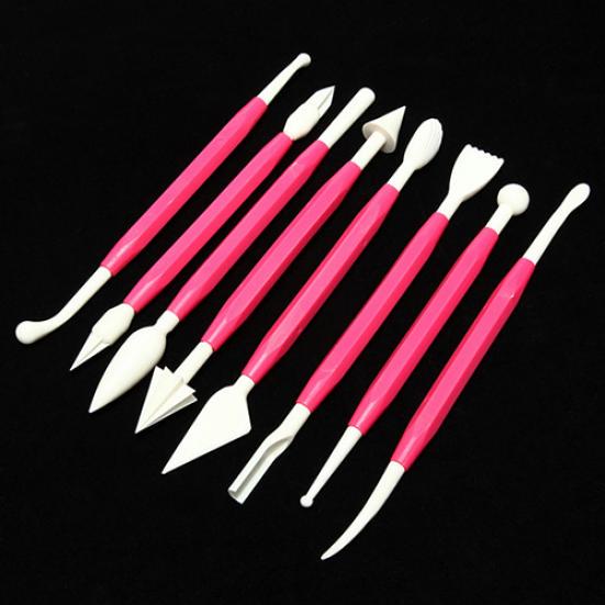 Fondant tårta dekorera blomma Sugarcraft modellering verktyg Lera