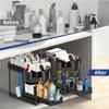 Kitchen Seasoning Rack Narrow Seasoning Rack Countertop Small Oil Salt Sauce and Vinegar Seasoning Storage Rack Stove
