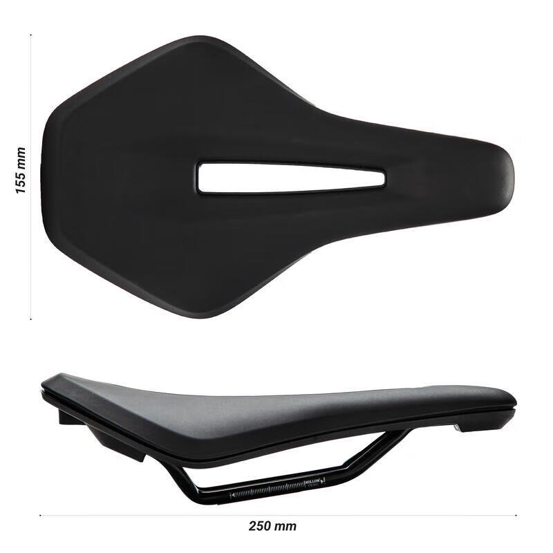 Decathlon Unisex Rennrad/Gravel/MTB Bequemer Fahrradsattel 155mm
