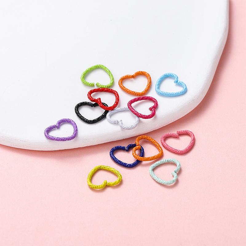 50 de bucăți bijuterii de păr cu inimă de dragoste pentru dreadlock, împletitură de păr, farmec, accesorii pentru dreadlocks, inele pentru împletitură, manșete, cleme, împletitură, decoruri