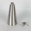1 Stück 304 Edelstahl Flüssigseifenspender 800ml Konisch Hotel KTV Handpresse Manuell Flasche Roségold/Gebürstetes Silber