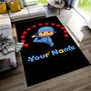 Pocoyo Customize Your Name Area Rug Suitable for Bedrooms Kitchen Entryway Study Room Anti-slip Rug Office Home Decor Perfect Gift for Friends Family