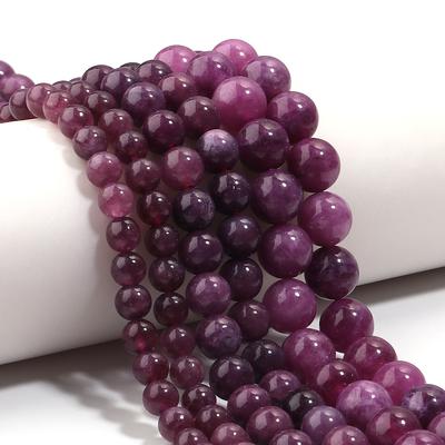 6/8/10mm Natural Amethyst Stone Beads Round Crystal Loose Spacer Beads For Jewelry Making DIY Bracelets Necklace Accessories