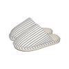 Fury Slippers Autumn and Winter Home Anti Slip Striped and Plush Warm Cotton Slippers