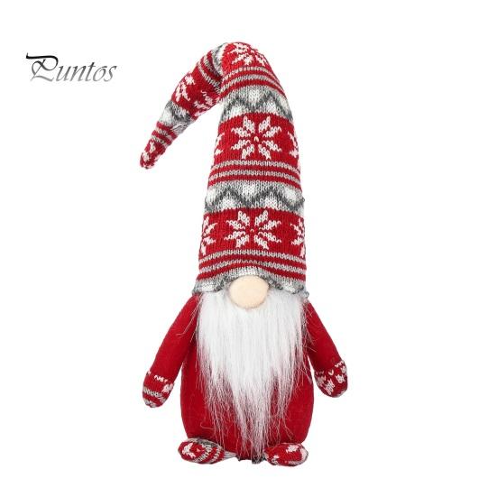 Ozdoba Świąteczna w Pudełku Prezentowym Dekoracja Świąteczna Krasnal Boże Narodzenie, Pluszowy Tomte Szwedzka Figurka, Miękka Skandynawska Przytulna Dekoracja Wiejska Lalka Krasnala dla
