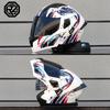 ORZ Personalised Motorcycle Full Face Helmet Men Women Fashion Dual Lens Helmets Motocross Racing Modular Flip Up Casco Moto