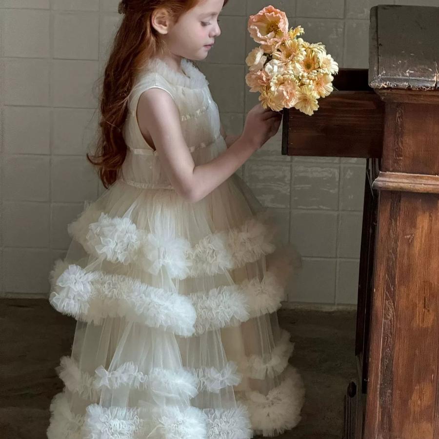 New Summer Girls' Ball Gown Princess Dresses Children Hostess Piano New Fashion Princess Dresses