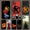 Чохол для телефону Фільм Голодні ігри Для Apple iPhone 15,14,13,12,11,Pro,X,XS,Max,XR,Plus,Mini М'який Чорний