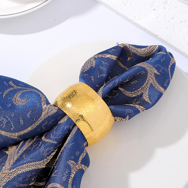 12Pcs Napkin Buckle Dining Room Metal for Wedding Party Ring Models Simple Napkin Holder Napkin Rings Table Decor