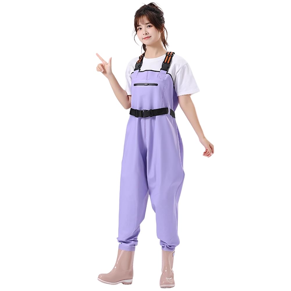 

Вейдерсы для рыбалки на молнии, для горных моллюсков, риса, радиальные, стильные [mxcgzl] Женские, Вейдерсы, Женские вейдерсы, Дышащие, Водонепроницаемые, Карман, фиолетовый