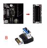 10Gbps USB Header Adapter Computer Motherboard USB3.1 To TYPE E Adapter Panel TYPE E 90 Degree Steering Connector