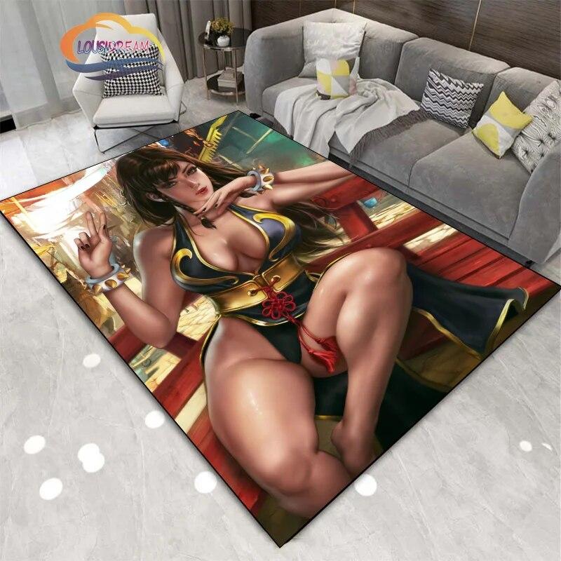 

Модный сексуальный ковер Тифа Локхарт, ковер Aerith, украшение комнаты для гостиной, спальни, подарок, украшение дома