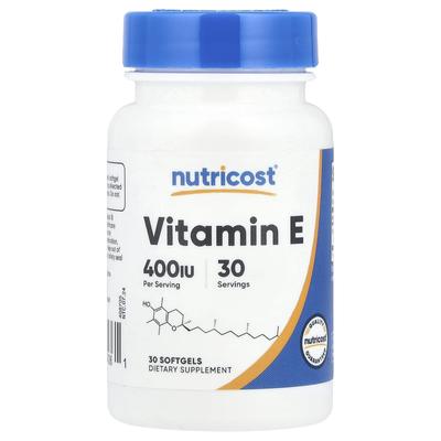 Vitamin E, 400IU, 30 Softgels